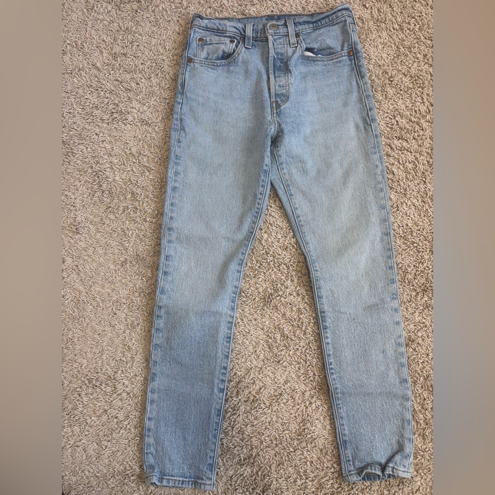 Levi's Light Blue Skinny Jeans for Women